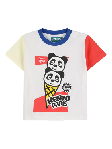 Panda-print T-shirt
