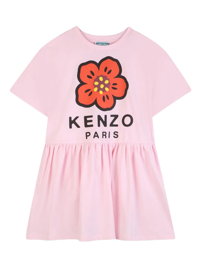 'Boke Flower' Cotton Dress