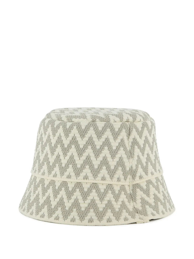 Jacquard bucket hat