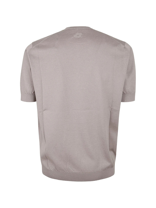 Fine-knit T-shirt