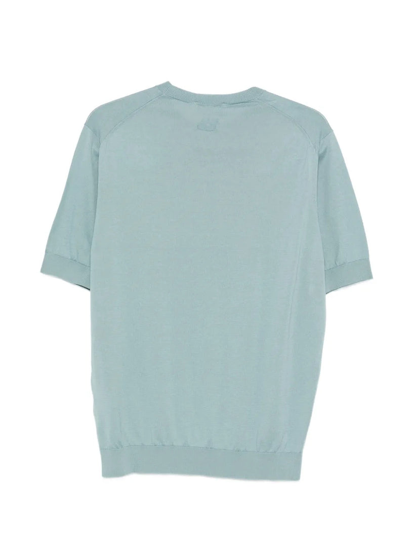Fine-knit T-shirt