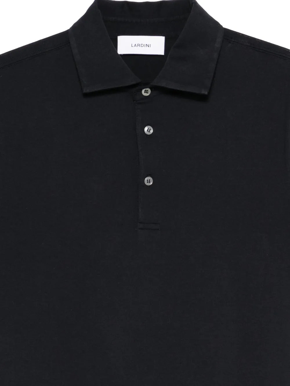 Cotton and silk blend polo shirt