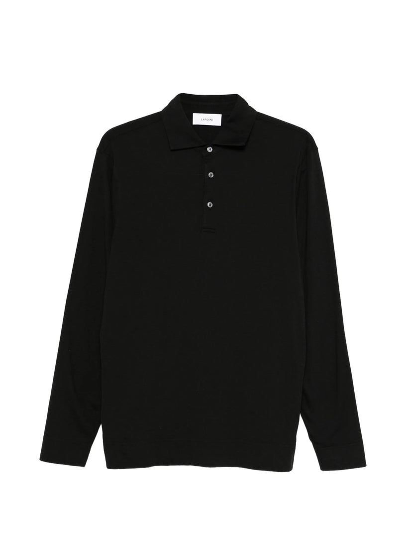 Long-sleeved polo shirt