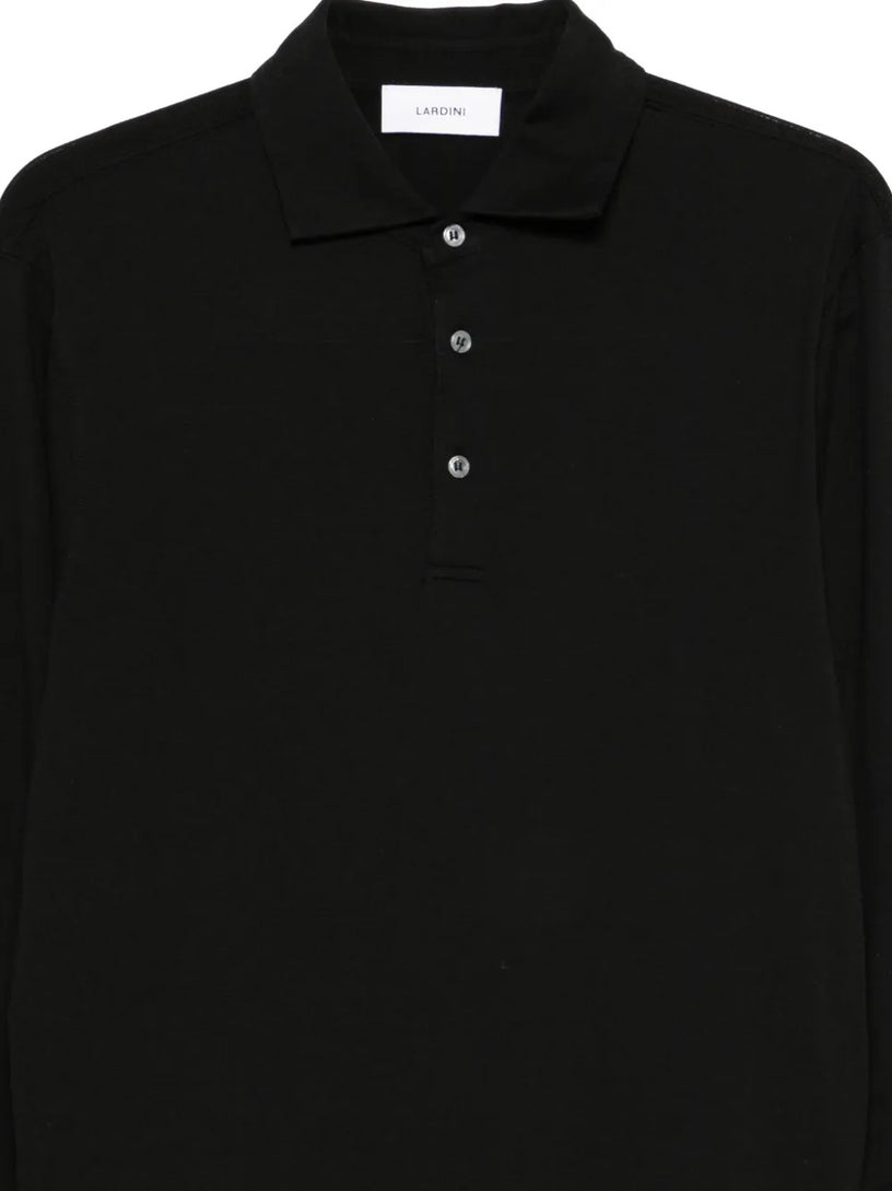 Long-sleeved polo shirt