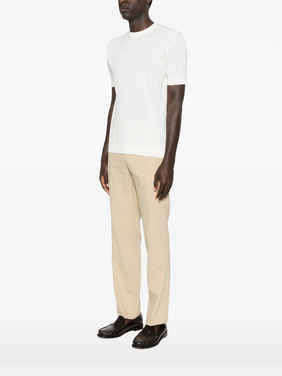 Fine-knit T-shirt