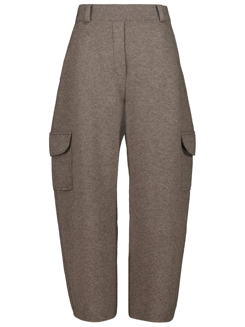 Azaria cargo knitted trousers