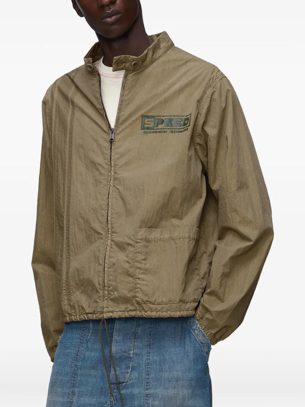 Vintage-style sportswear jacket