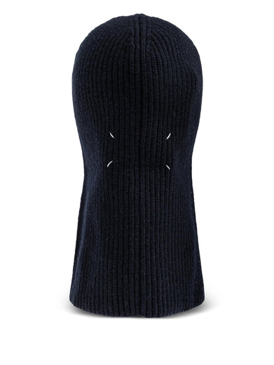 Ribbed-knit balaclava