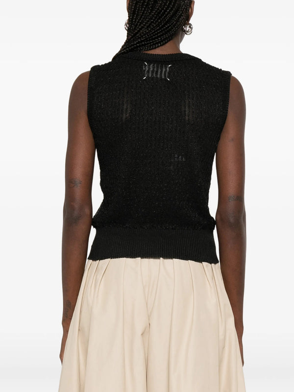 Polo-collar vest