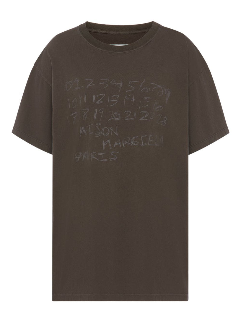 Numerical cotton T-shirt