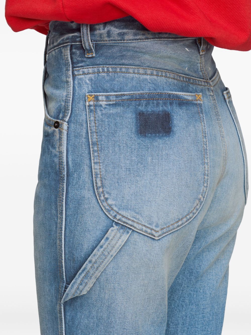 Straight-leg jeans