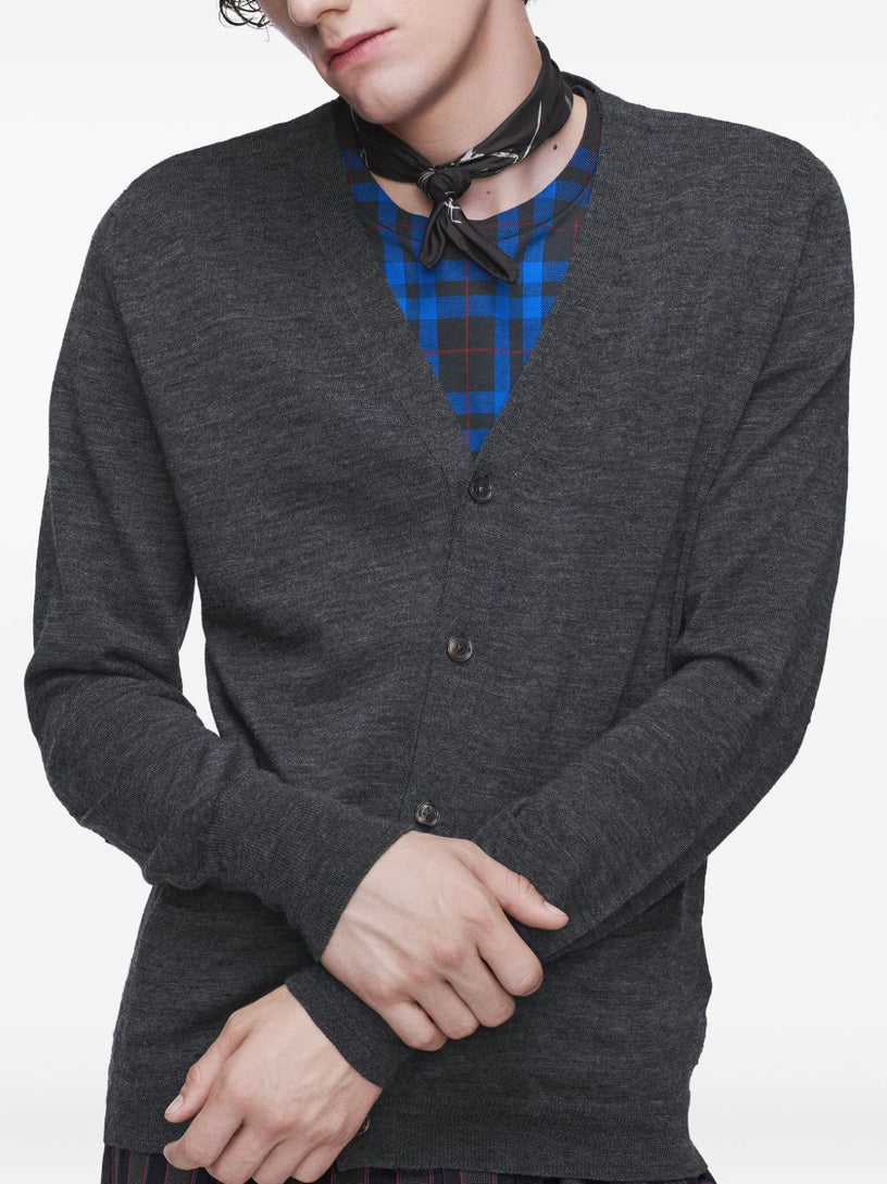 Scribbled Numerical silk foulard