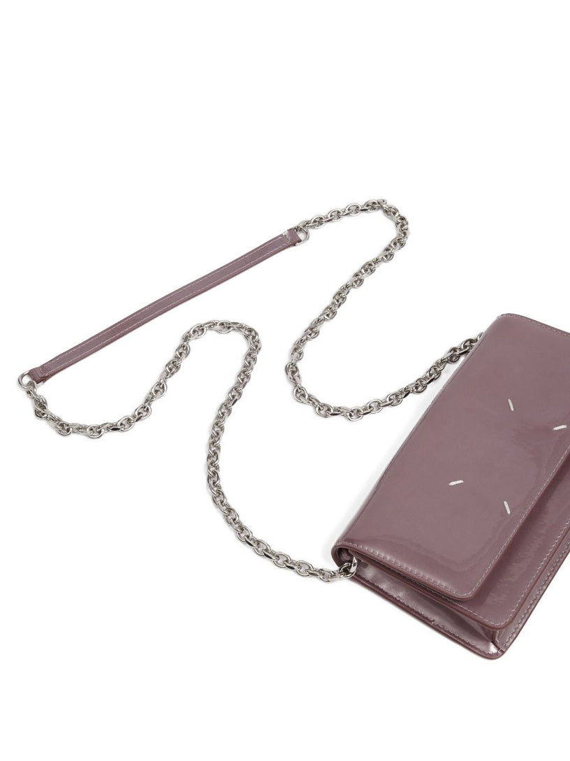 Four stitches chain wallet