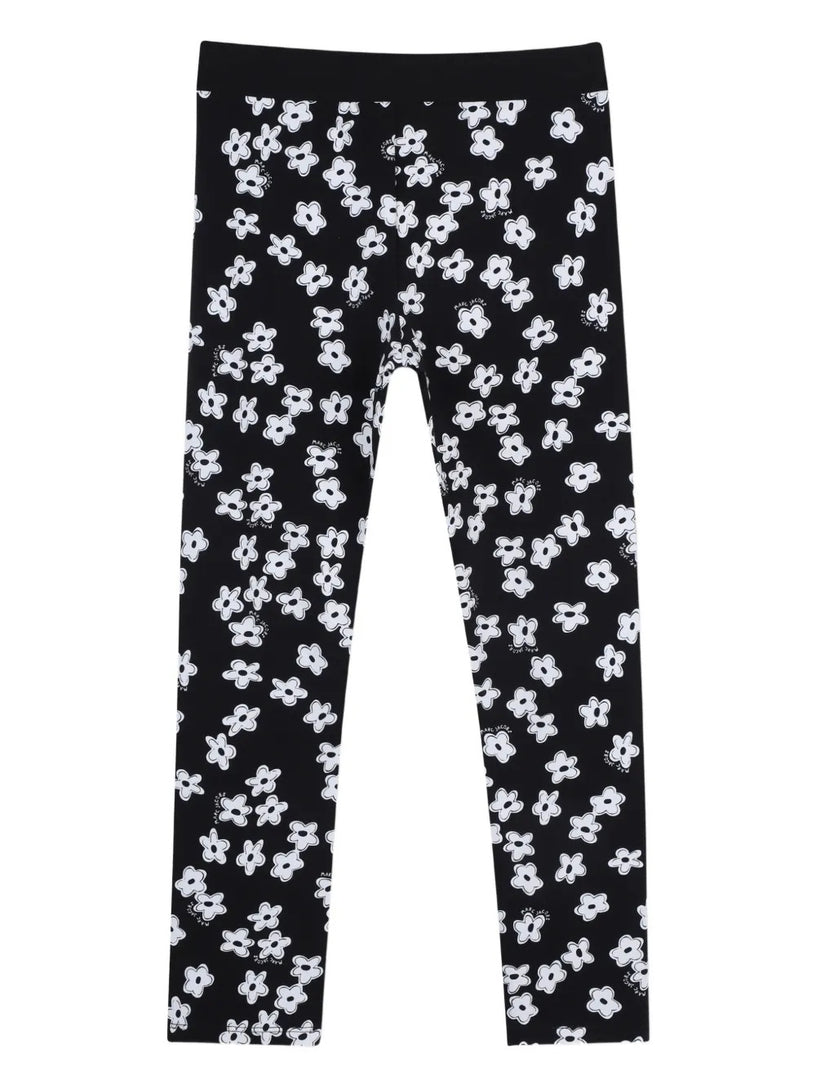 Floral-print leggings