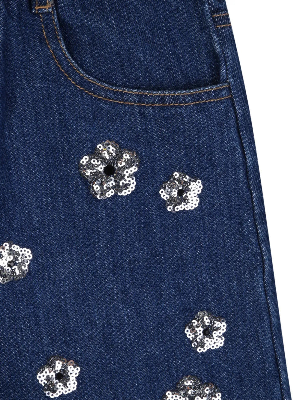Floral-embellished shorts