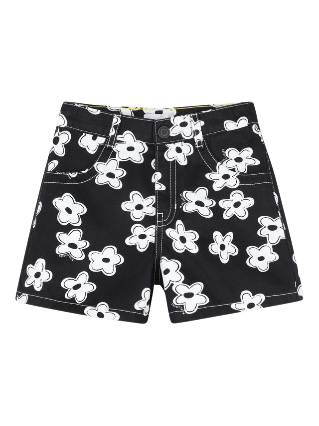 Floral-print shorts