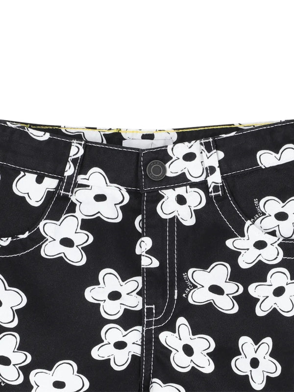 Floral-print shorts