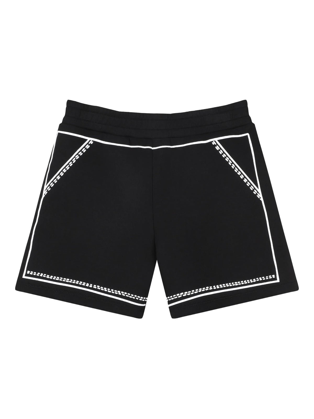 Elastic waist shorts