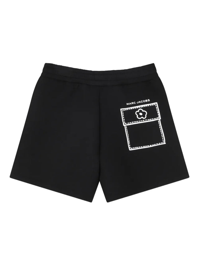 Elastic waist shorts
