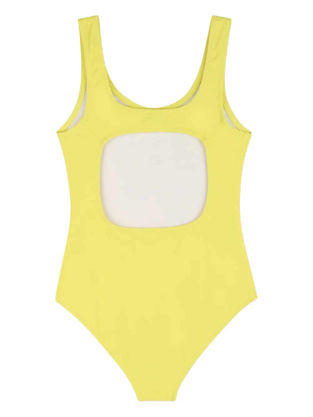 Logo-print cut-out swimsuit