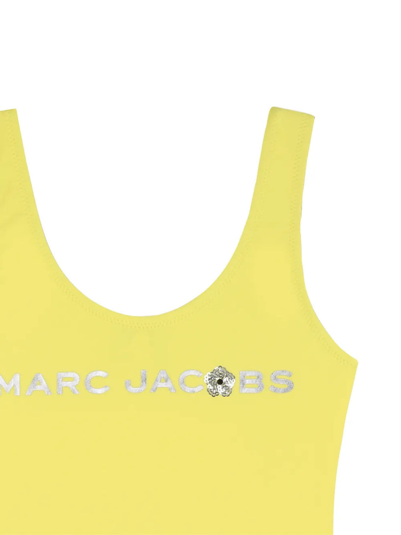 Logo-print cut-out swimsuit