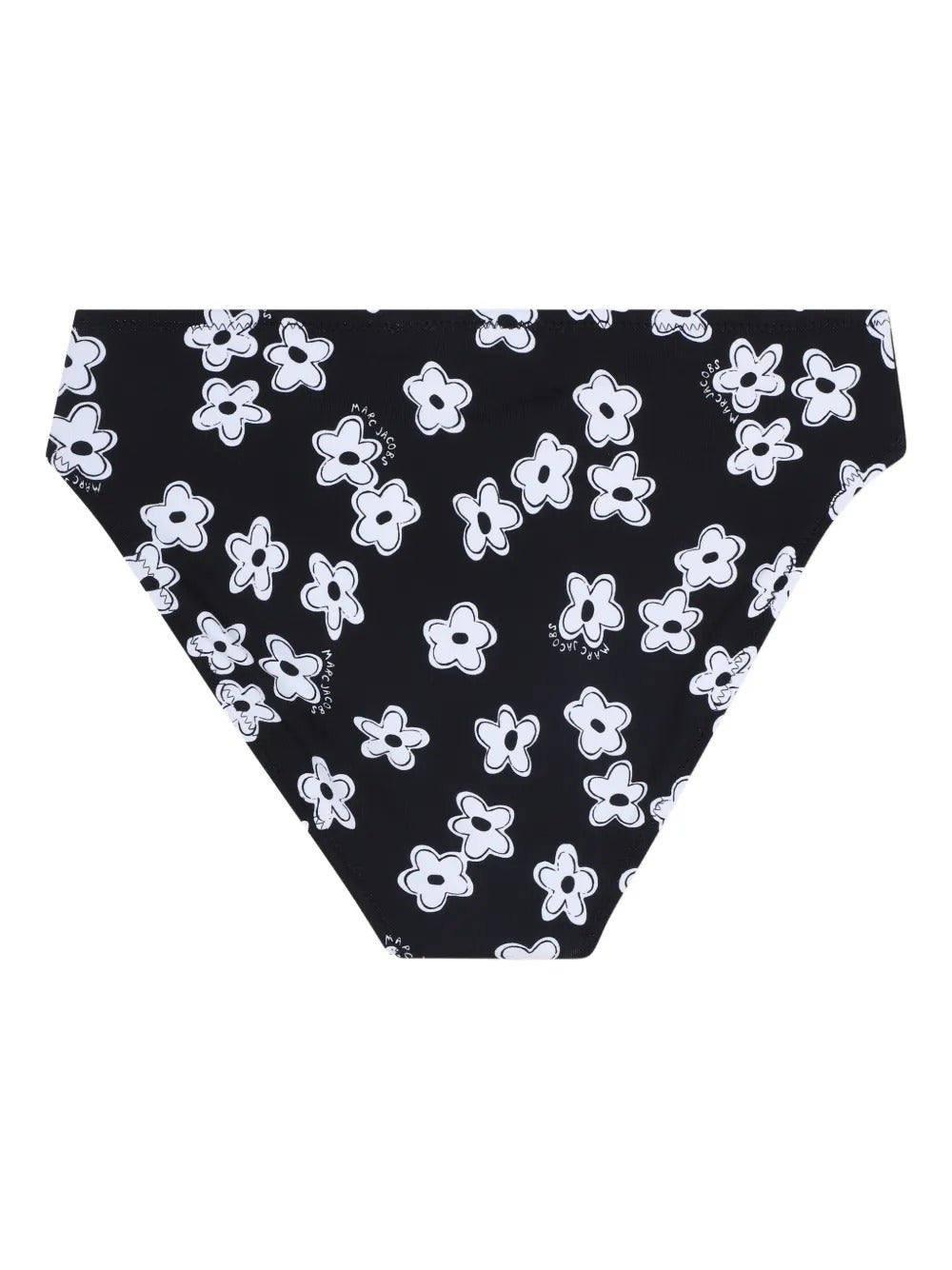 Floral-print one-shoulder bikini set