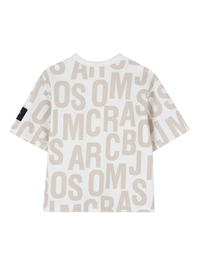 T-shirt with all-over logo