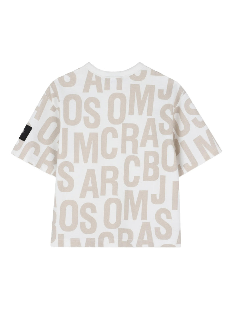 T-shirt with all-over logo