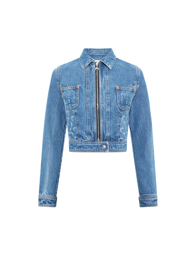 Giacca trucker in denim