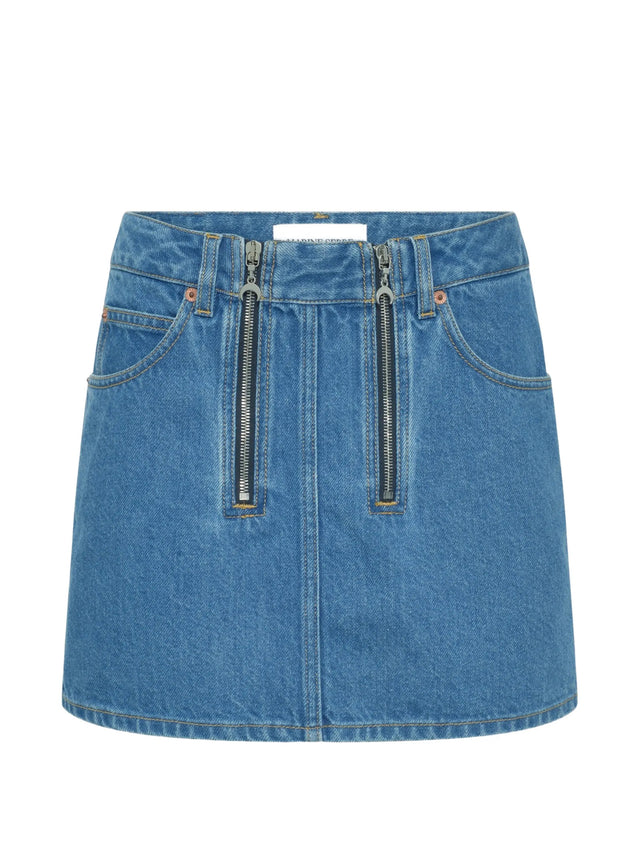 Minigonna in denim