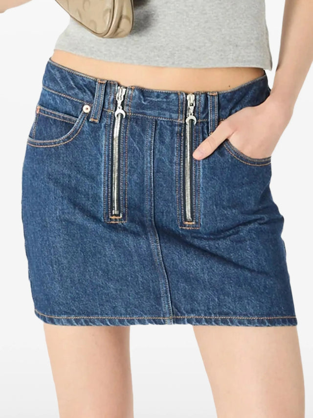 Minigonna in denim