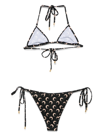 Bikini da bagno con stampa luna
