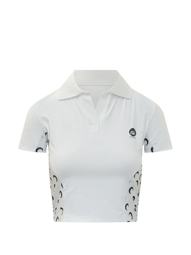Polo a maniche corte in stile athleisure