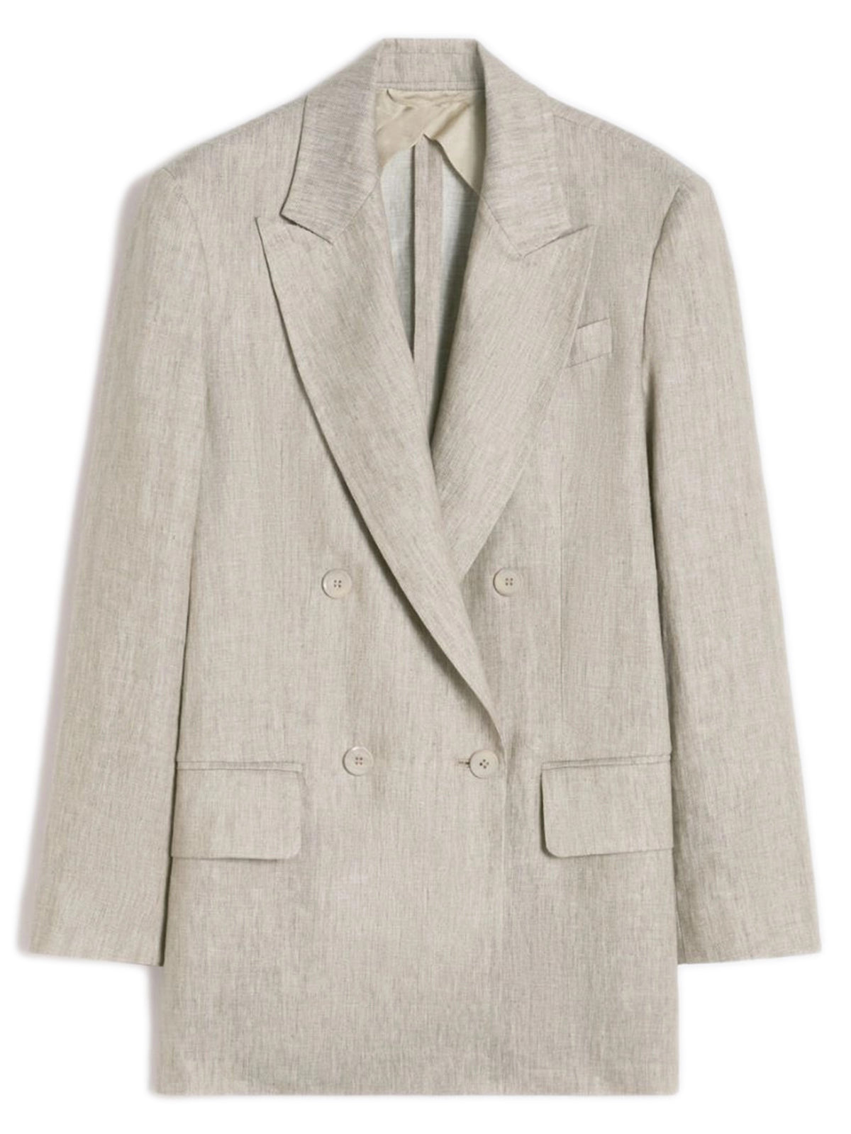 Olimpia Chevron Linen Jacket
