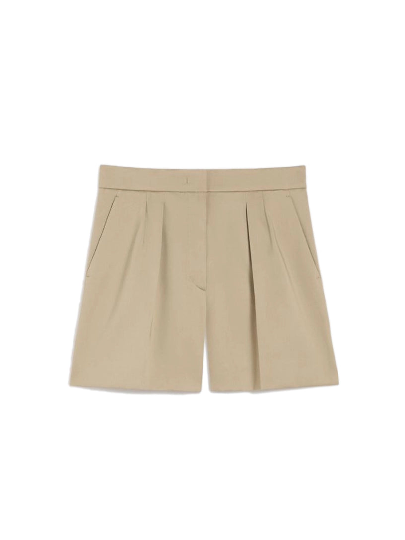 Mxmtabacco Stretch cotton satin shorts