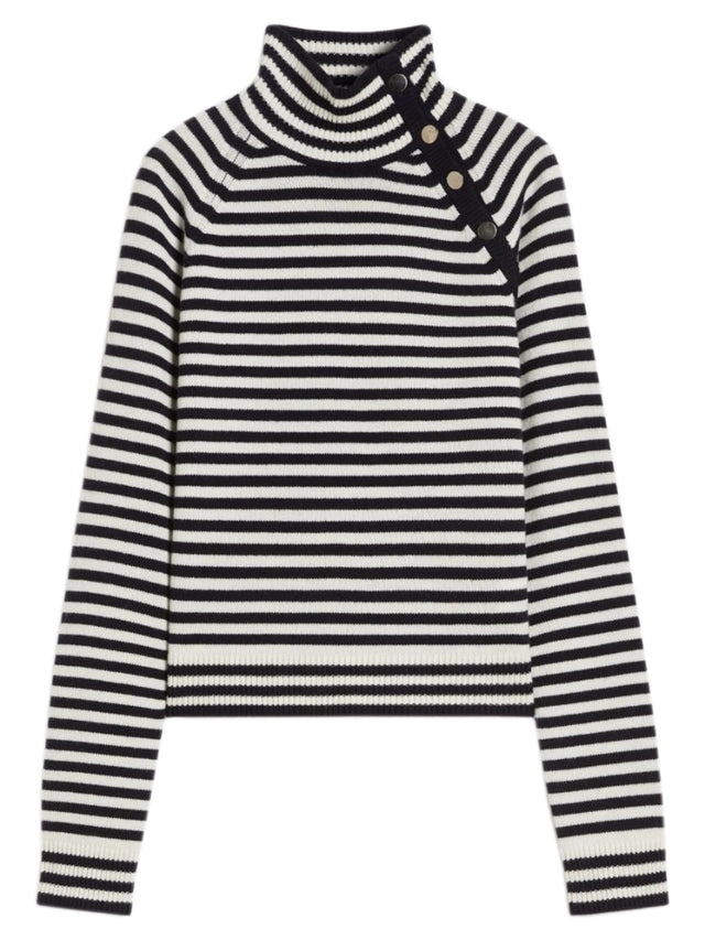 MXMPANIERA polo-neck sweater