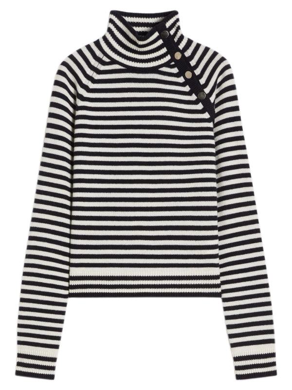 MXMPANIERA polo-neck sweater