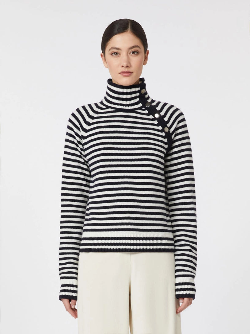 MXMPANIERA polo-neck sweater