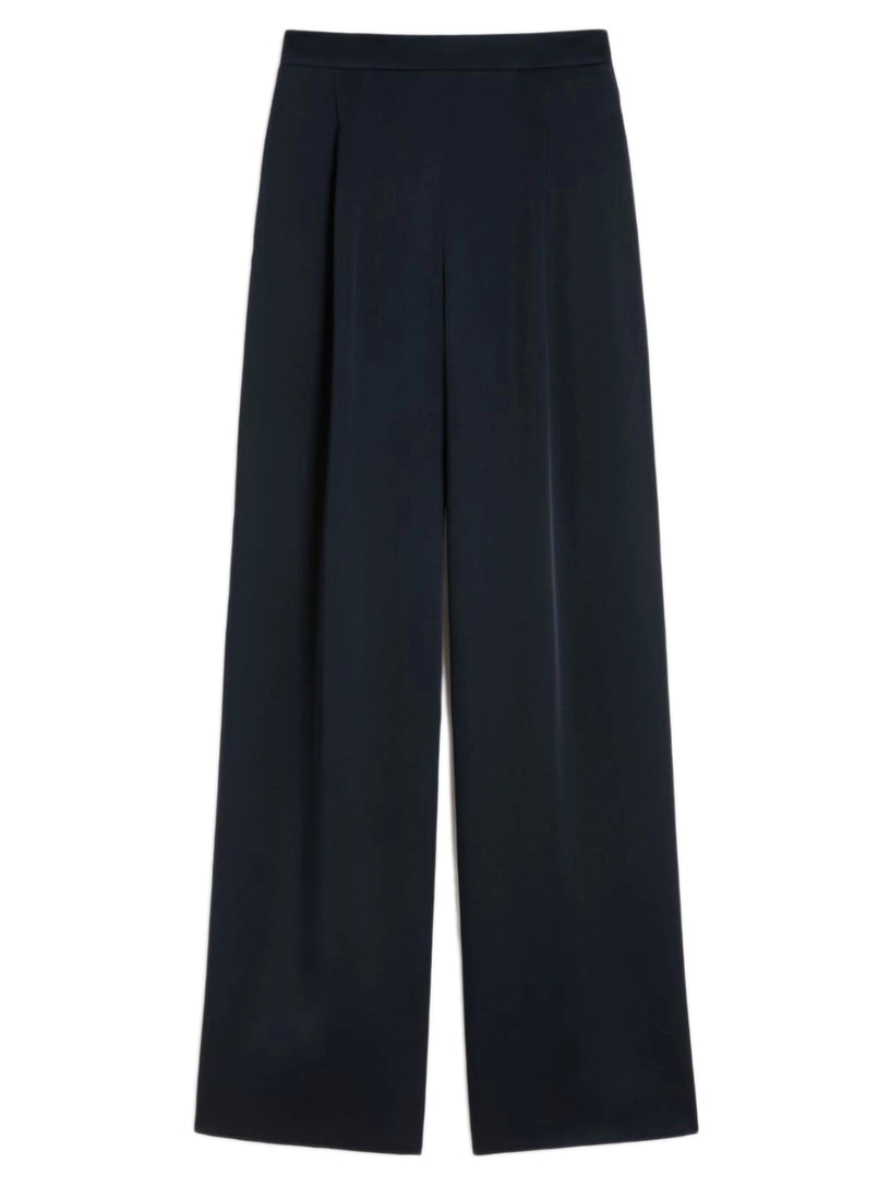 Satin-lined trousers