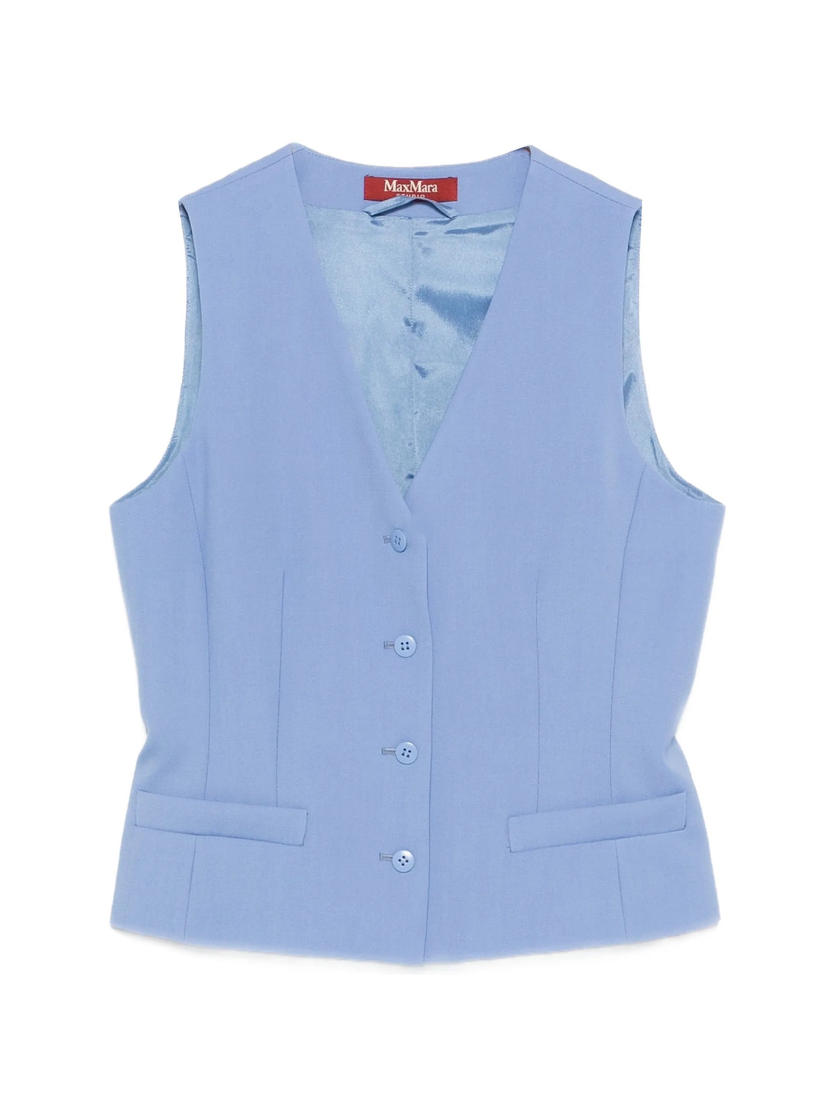 Mstmadia vest in wool crepe