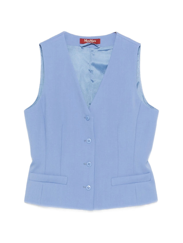 Mstmadia vest in wool crepe