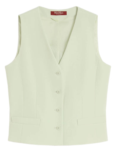 Mstmadia vest in wool crepe