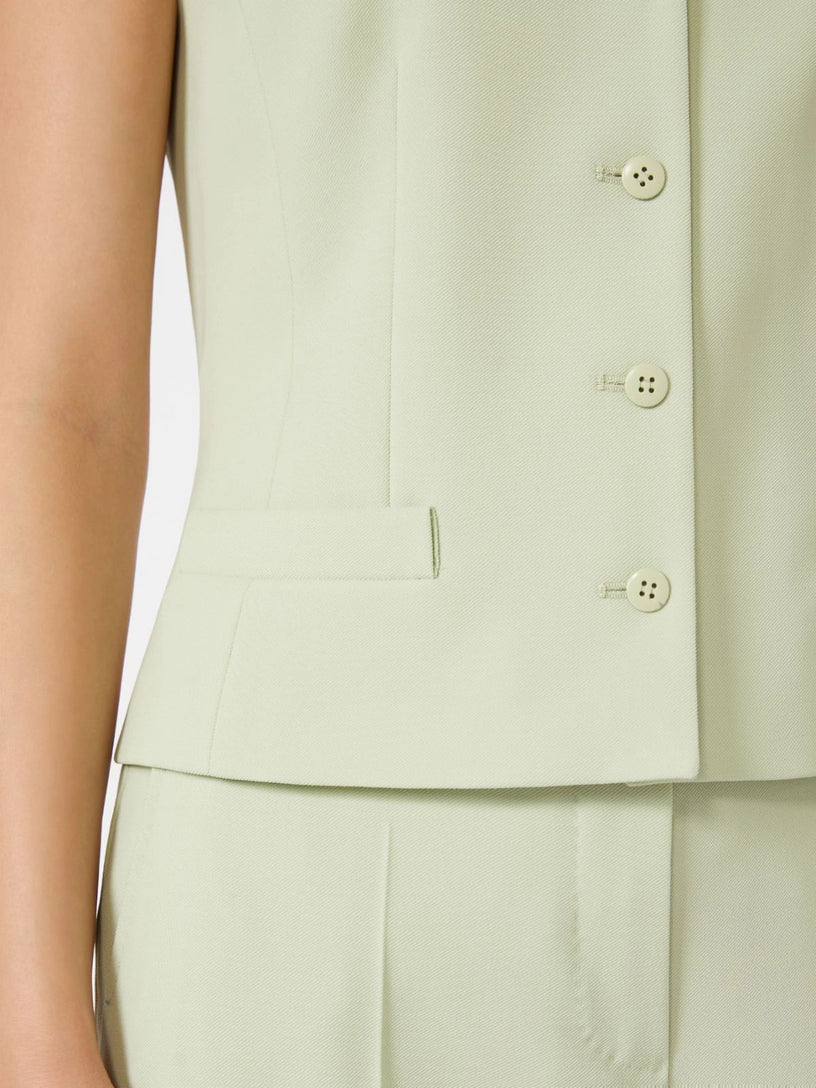 Mstmadia vest in wool crepe