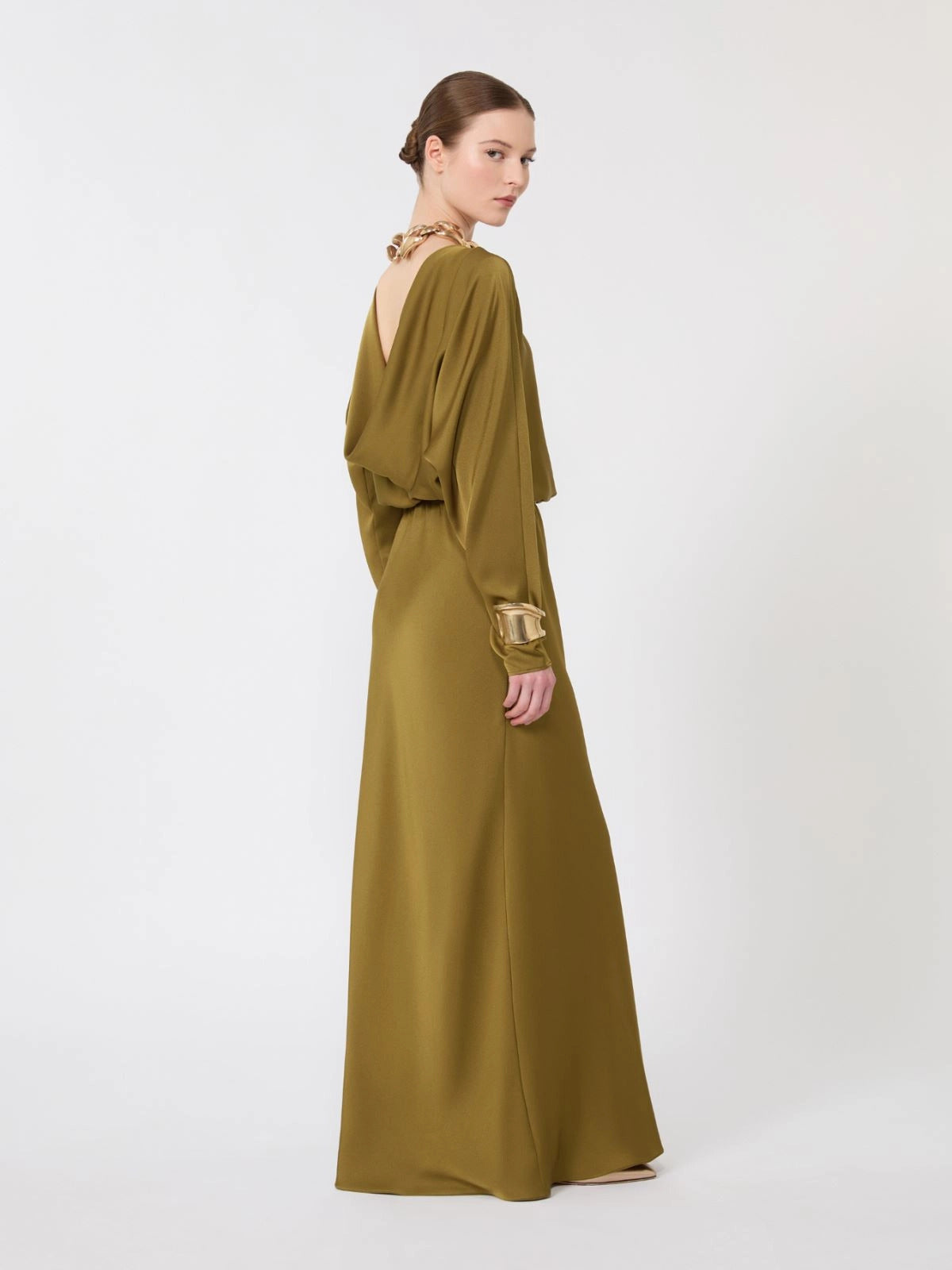 Msepentola Lightweight satin dress