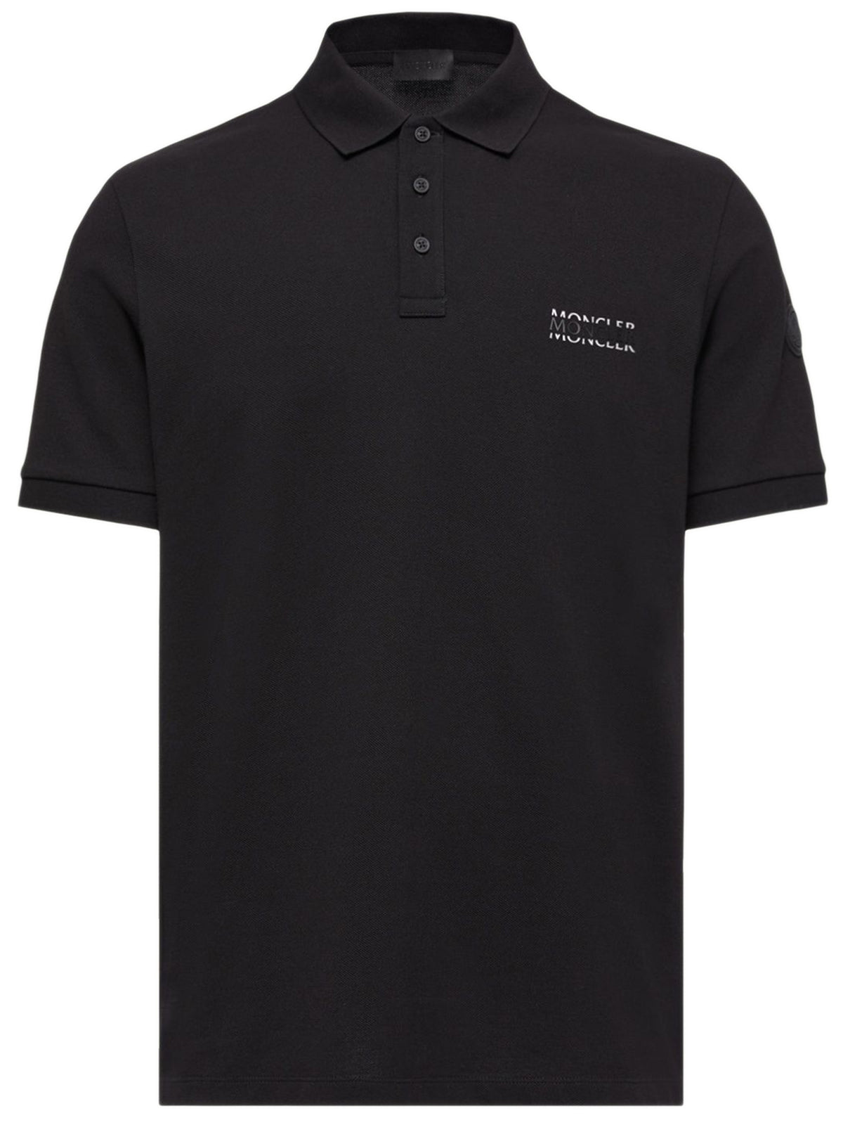 Cotton pique polo shirt with logo