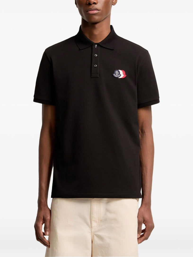 Logo Patch Polo Shirt