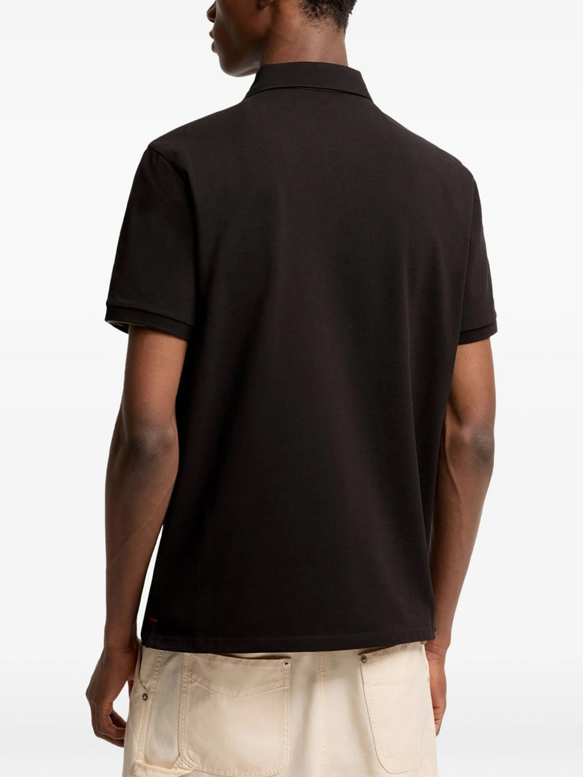 Logo Patch Polo Shirt