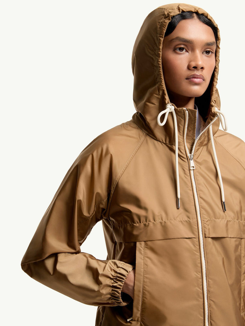 Coquelicot hooded jacket