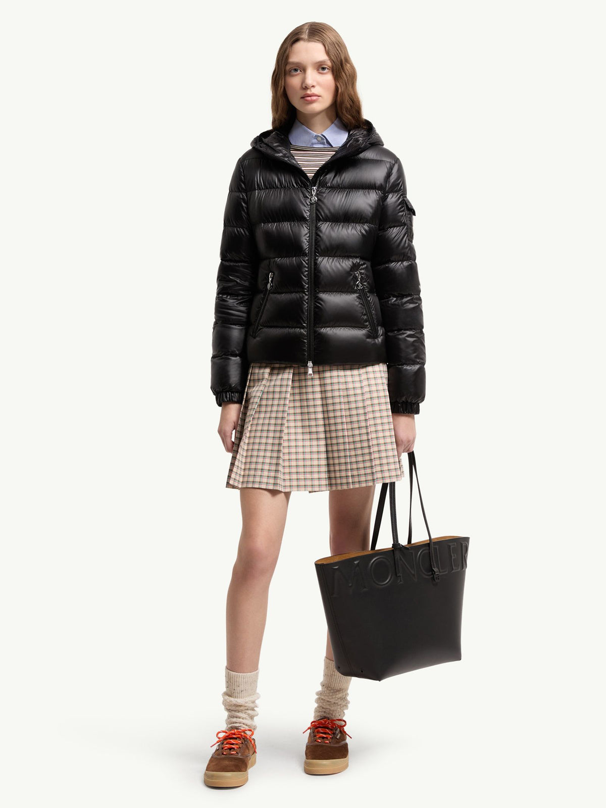 Glesse Hooded Short Down Jacket