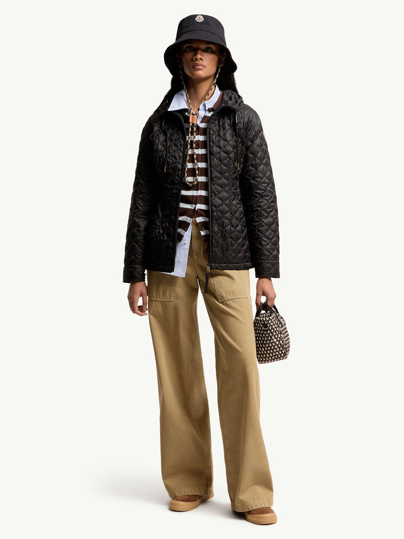 Piumino midi Arum con cappuccio